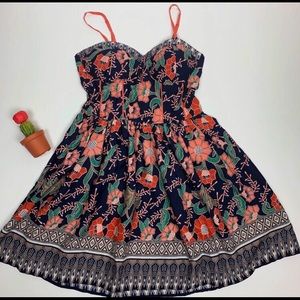 Band of Gypsies flower Maxi Dress